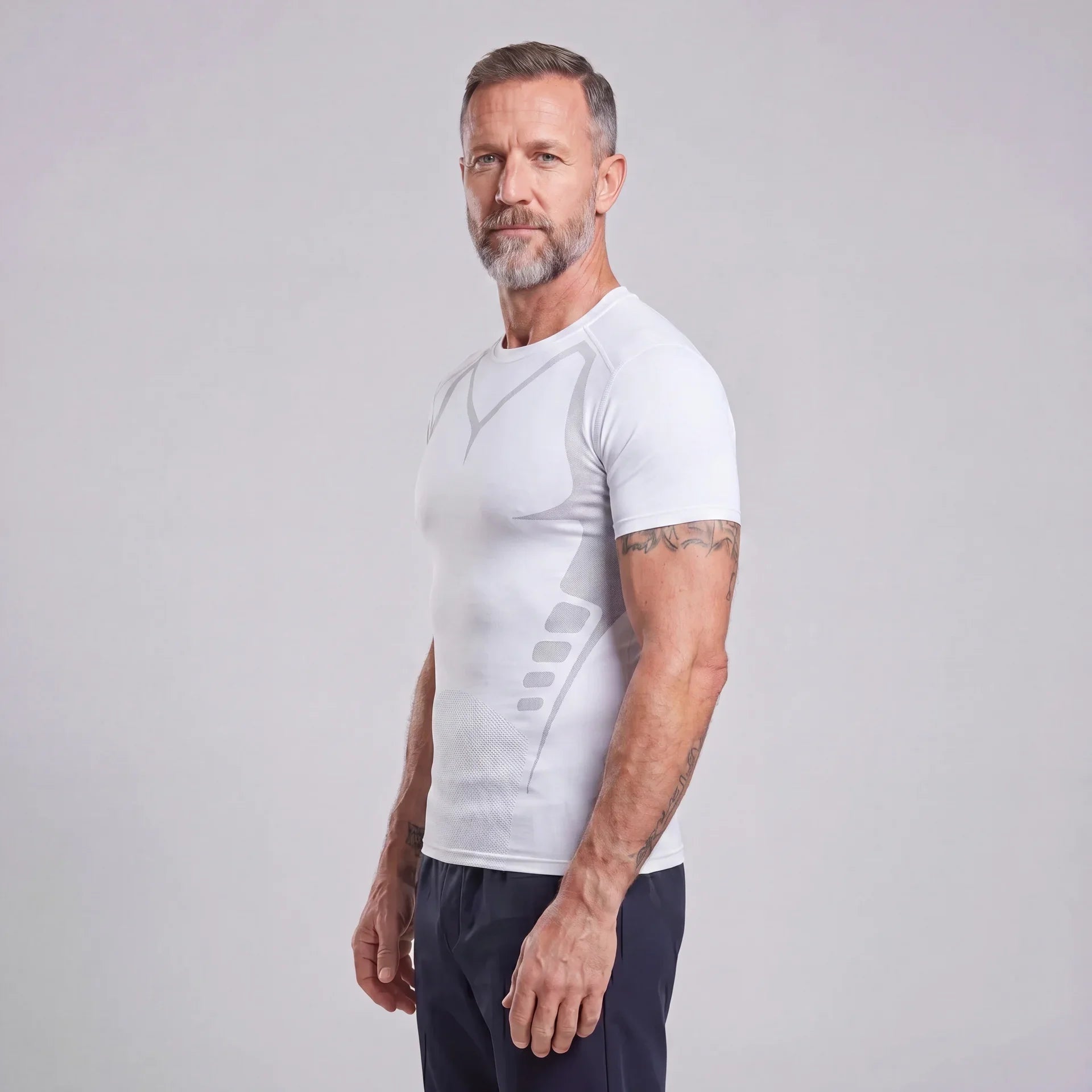 ShapeX T-shirt ventre plat homme